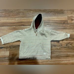 Zara super cute striped hoodie sweatshirt NEW!